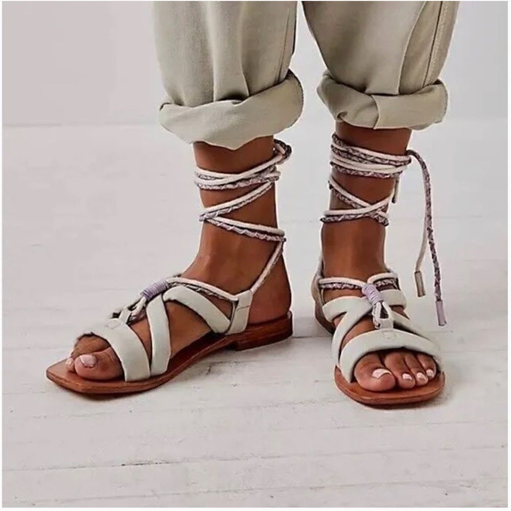 Free People Linden Wrap Sandal size 7